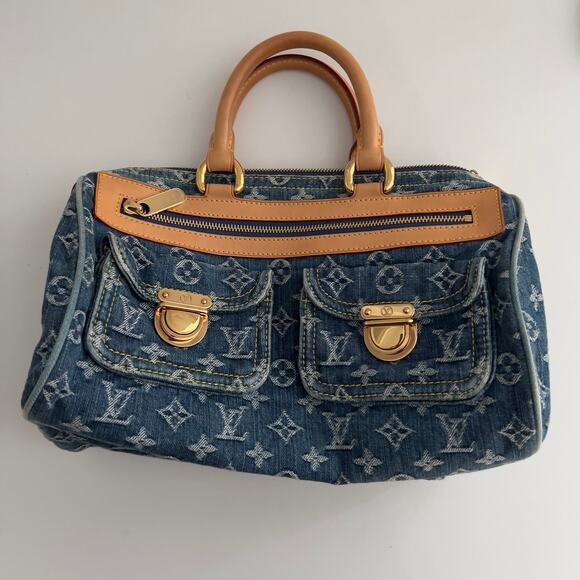 Vintage Louis Vuitton Neo Speedy Blue Bag - Picture 2 of 7